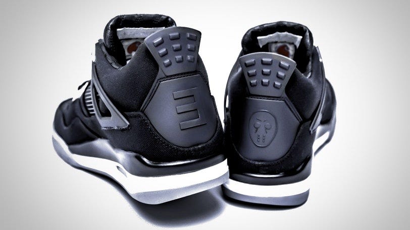 black eminem jordan 4